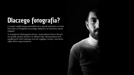 sekcja mówiąca o fotografie